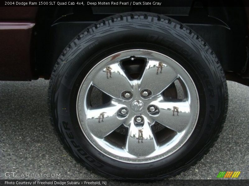 Deep Molten Red Pearl / Dark Slate Gray 2004 Dodge Ram 1500 SLT Quad Cab 4x4