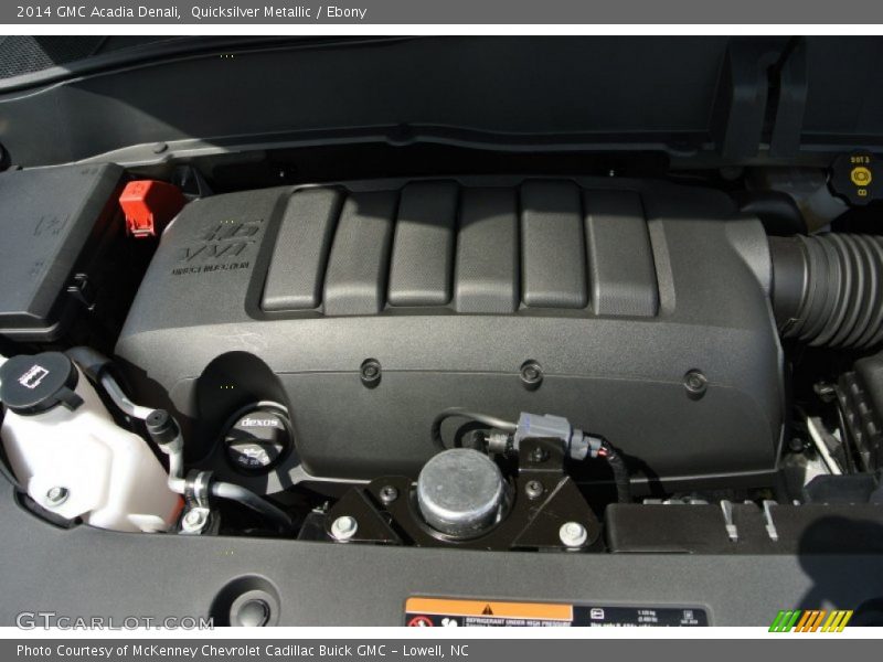 Quicksilver Metallic / Ebony 2014 GMC Acadia Denali