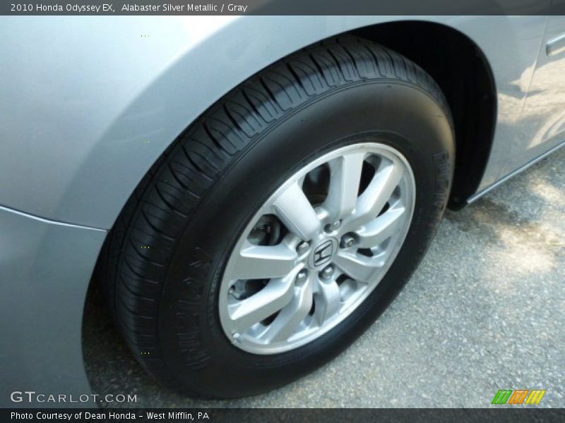 Alabaster Silver Metallic / Gray 2010 Honda Odyssey EX