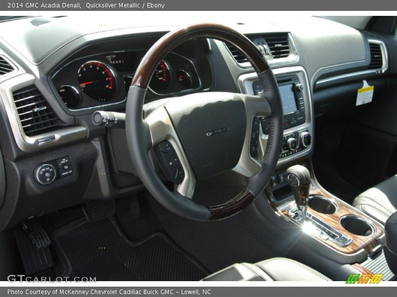 Quicksilver Metallic / Ebony 2014 GMC Acadia Denali