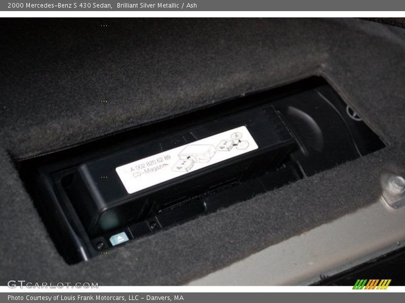 Brilliant Silver Metallic / Ash 2000 Mercedes-Benz S 430 Sedan