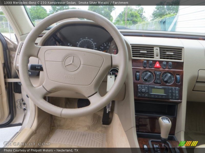 Smoke Silver Metallic / Parchment 1999 Mercedes-Benz C 230 Kompressor Sedan