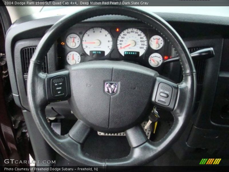 Deep Molten Red Pearl / Dark Slate Gray 2004 Dodge Ram 1500 SLT Quad Cab 4x4