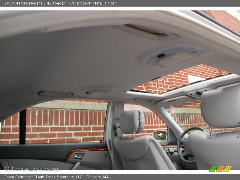 Brilliant Silver Metallic / Ash 2000 Mercedes-Benz S 430 Sedan