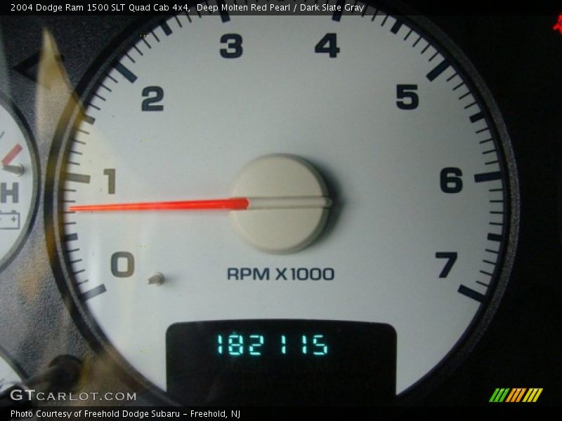 Deep Molten Red Pearl / Dark Slate Gray 2004 Dodge Ram 1500 SLT Quad Cab 4x4