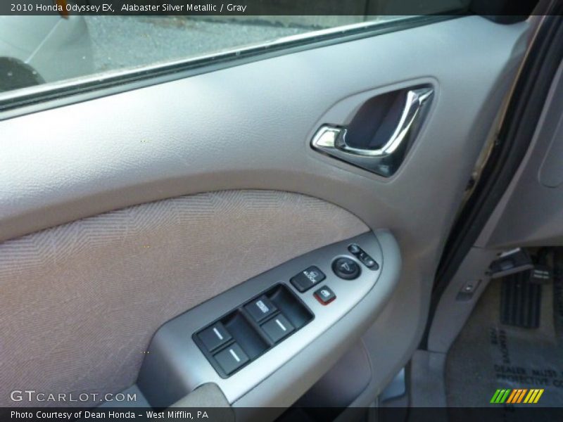 Alabaster Silver Metallic / Gray 2010 Honda Odyssey EX