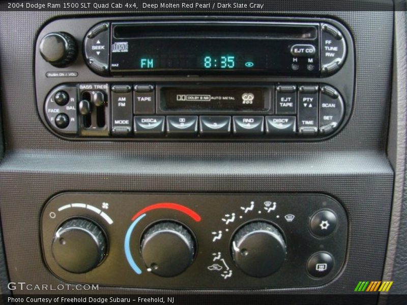 Deep Molten Red Pearl / Dark Slate Gray 2004 Dodge Ram 1500 SLT Quad Cab 4x4