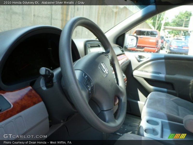 Alabaster Silver Metallic / Gray 2010 Honda Odyssey EX