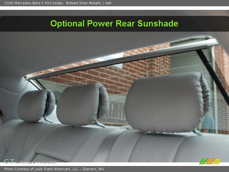Brilliant Silver Metallic / Ash 2000 Mercedes-Benz S 430 Sedan