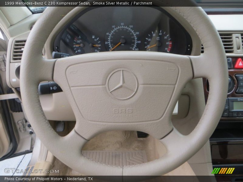 Smoke Silver Metallic / Parchment 1999 Mercedes-Benz C 230 Kompressor Sedan