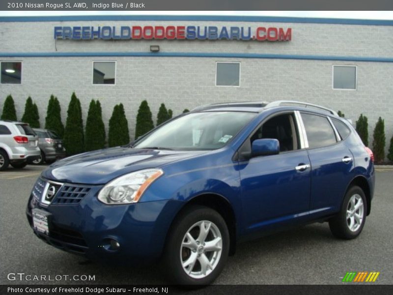 Indigo Blue / Black 2010 Nissan Rogue SL AWD