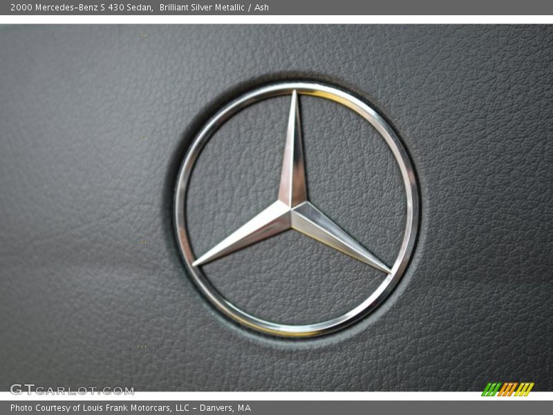 Brilliant Silver Metallic / Ash 2000 Mercedes-Benz S 430 Sedan
