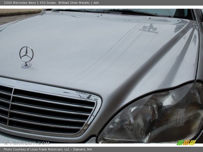 Brilliant Silver Metallic / Ash 2000 Mercedes-Benz S 430 Sedan
