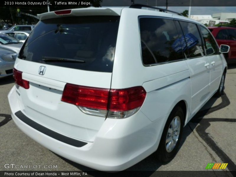 Taffeta White / Beige 2010 Honda Odyssey EX-L