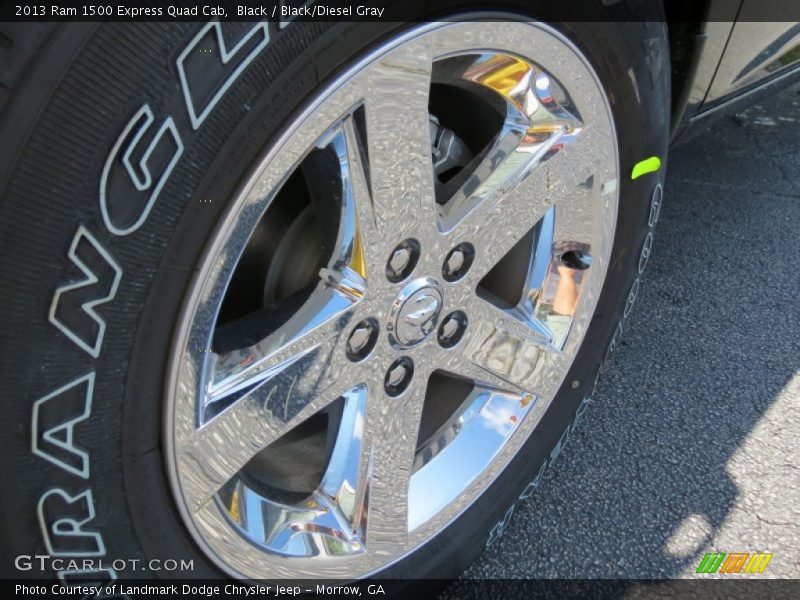 Black / Black/Diesel Gray 2013 Ram 1500 Express Quad Cab
