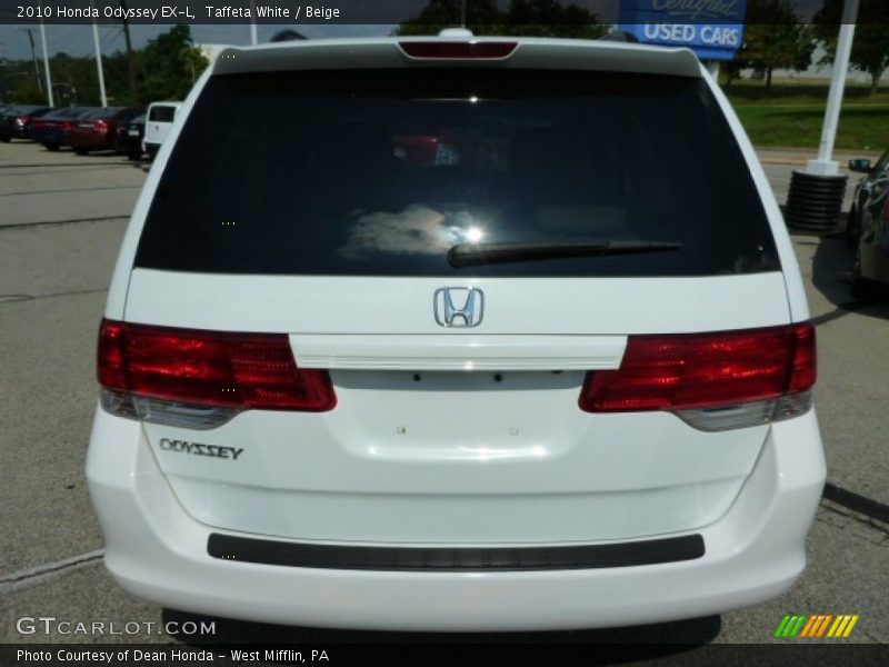 Taffeta White / Beige 2010 Honda Odyssey EX-L