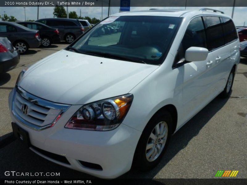 Taffeta White / Beige 2010 Honda Odyssey EX-L