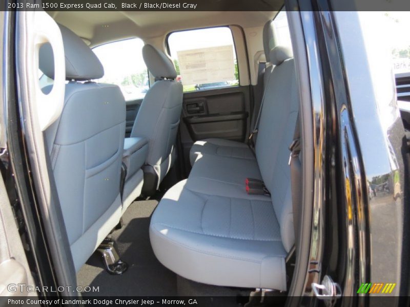 Black / Black/Diesel Gray 2013 Ram 1500 Express Quad Cab