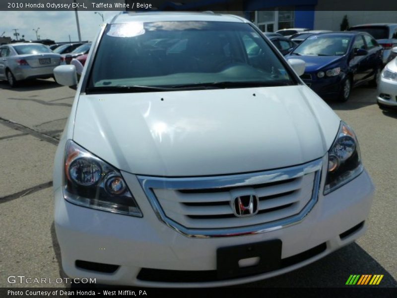 Taffeta White / Beige 2010 Honda Odyssey EX-L