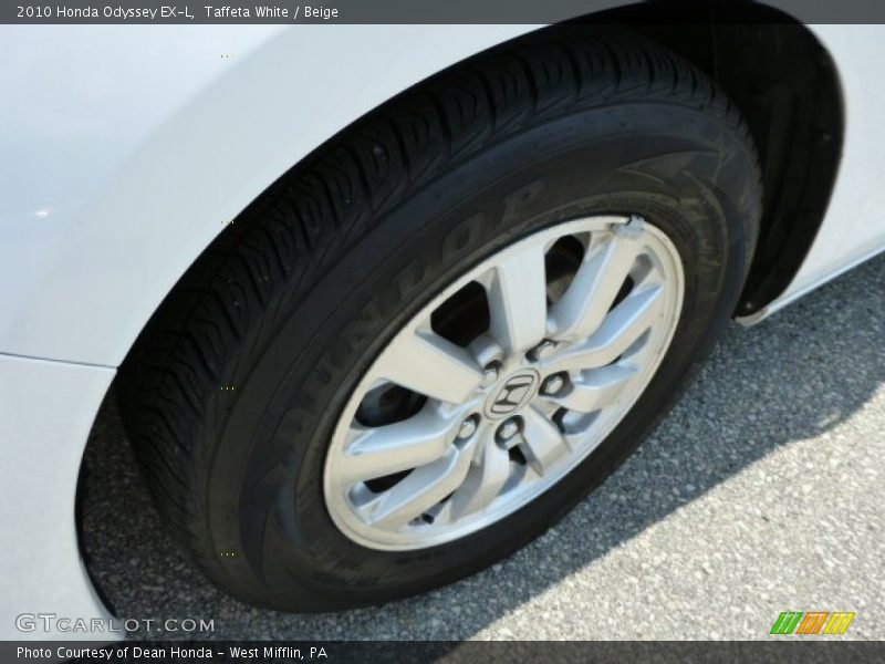 Taffeta White / Beige 2010 Honda Odyssey EX-L