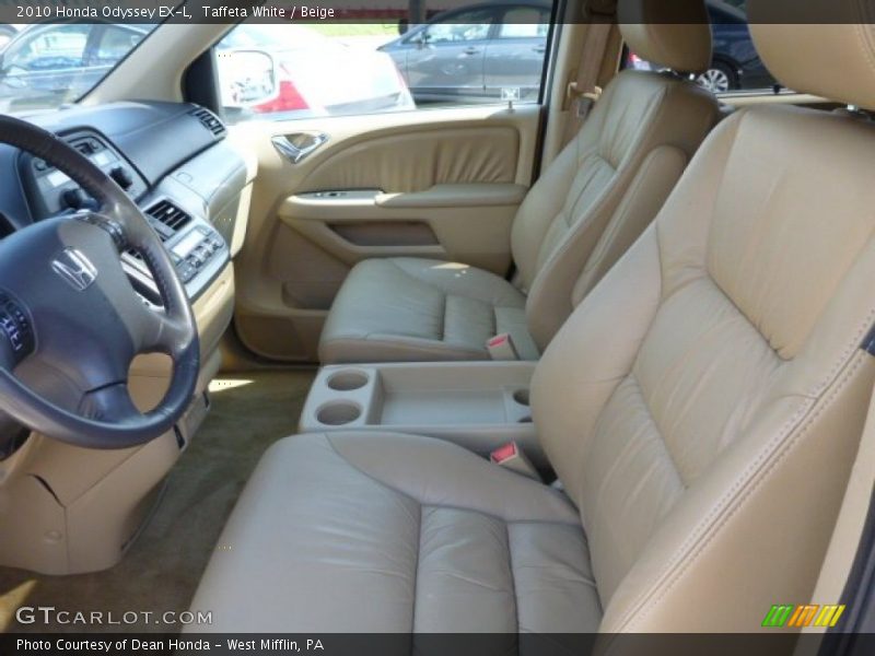 Taffeta White / Beige 2010 Honda Odyssey EX-L