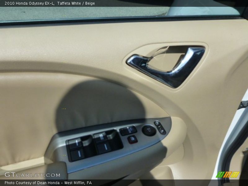 Taffeta White / Beige 2010 Honda Odyssey EX-L