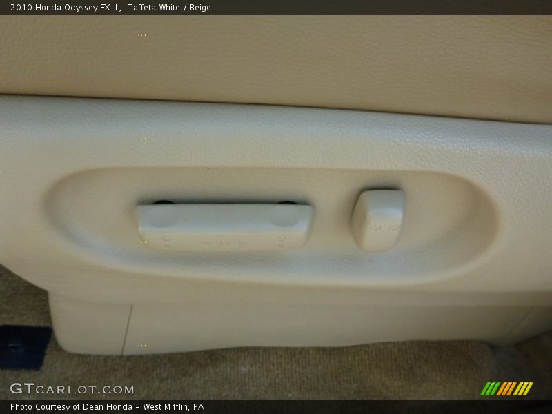 Taffeta White / Beige 2010 Honda Odyssey EX-L