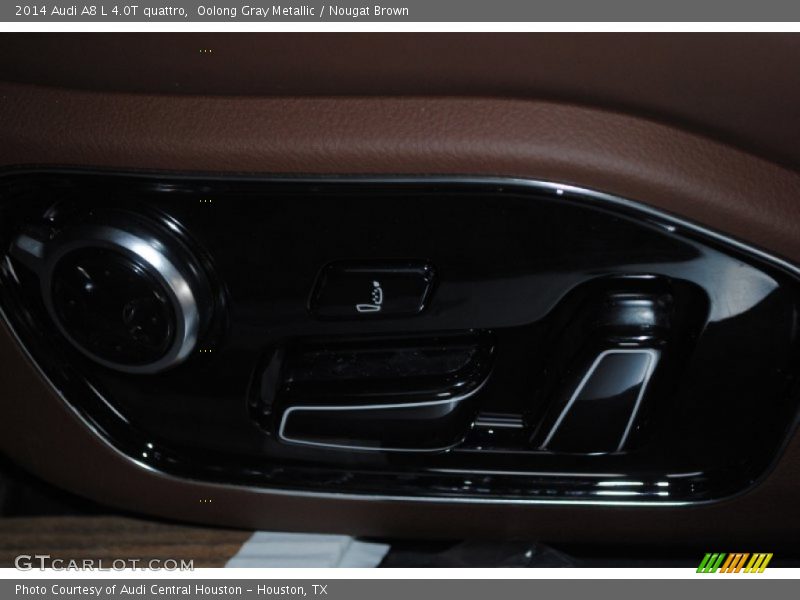 Oolong Gray Metallic / Nougat Brown 2014 Audi A8 L 4.0T quattro