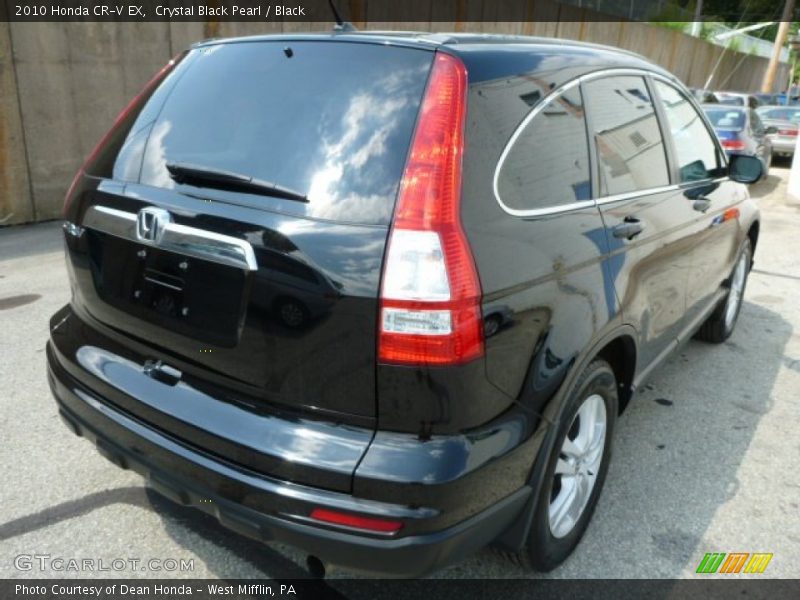 Crystal Black Pearl / Black 2010 Honda CR-V EX