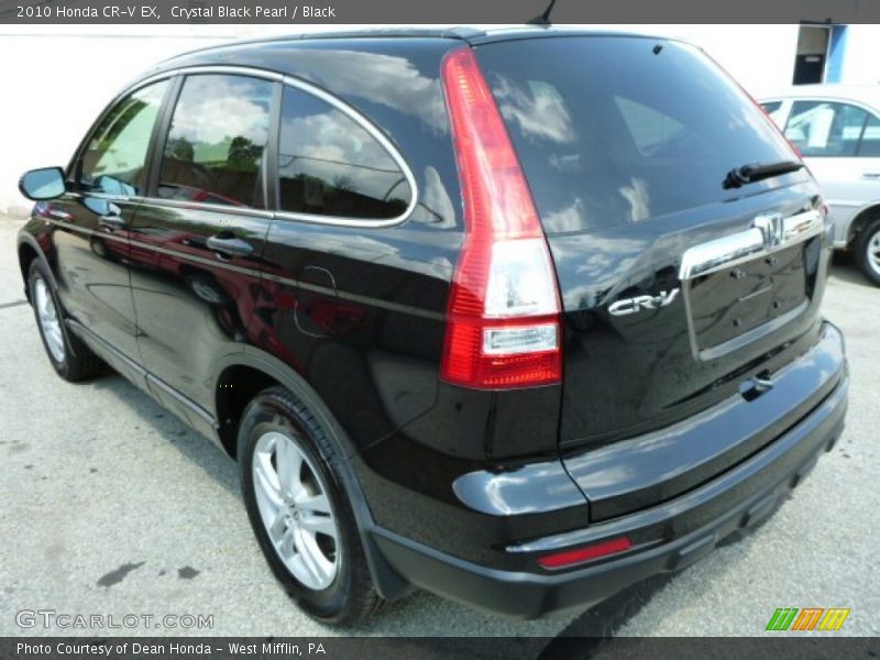 Crystal Black Pearl / Black 2010 Honda CR-V EX