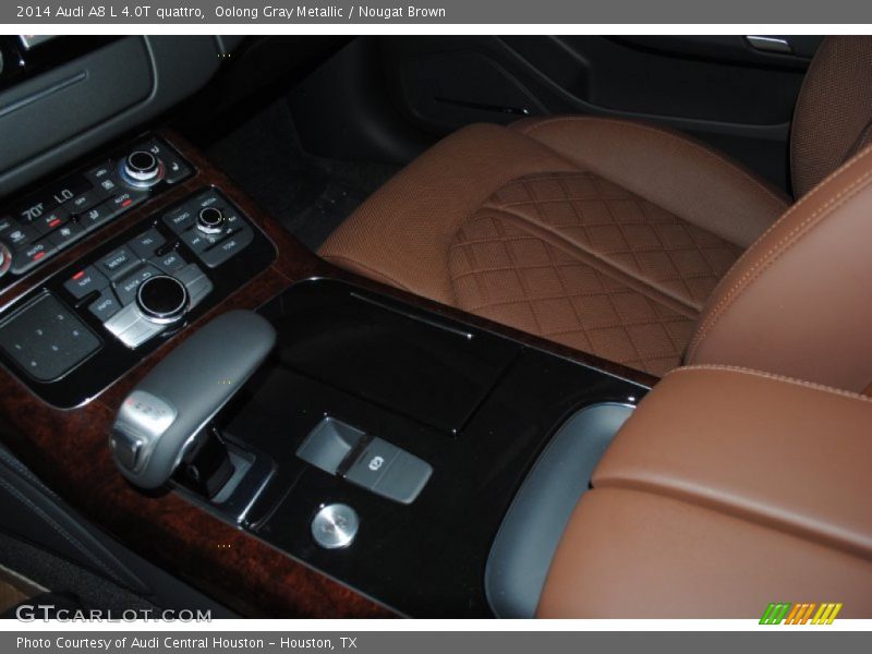 Oolong Gray Metallic / Nougat Brown 2014 Audi A8 L 4.0T quattro