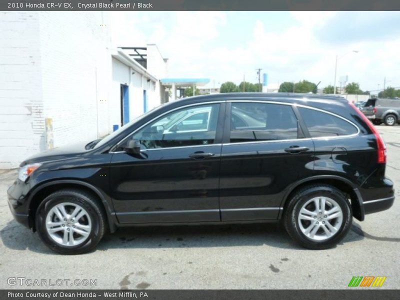 Crystal Black Pearl / Black 2010 Honda CR-V EX