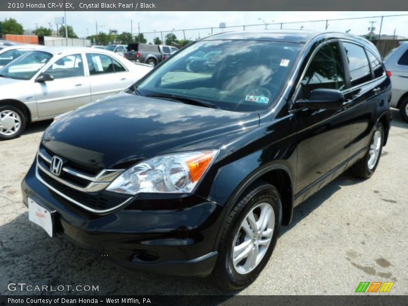 Crystal Black Pearl / Black 2010 Honda CR-V EX