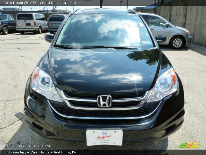 Crystal Black Pearl / Black 2010 Honda CR-V EX