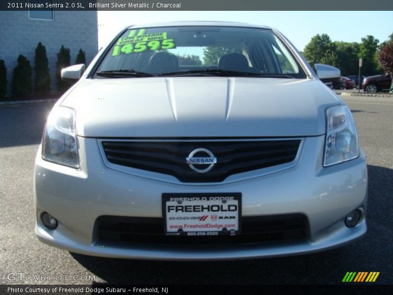 Brilliant Silver Metallic / Charcoal 2011 Nissan Sentra 2.0 SL