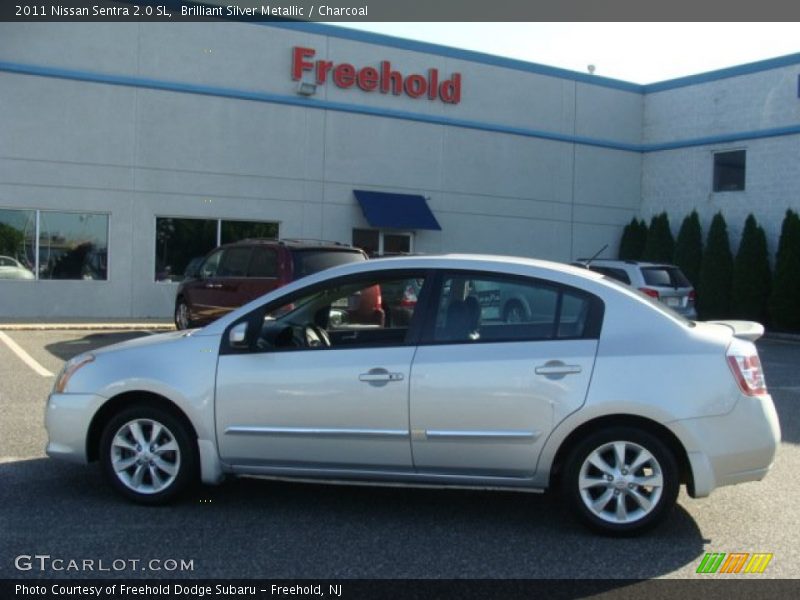 Brilliant Silver Metallic / Charcoal 2011 Nissan Sentra 2.0 SL