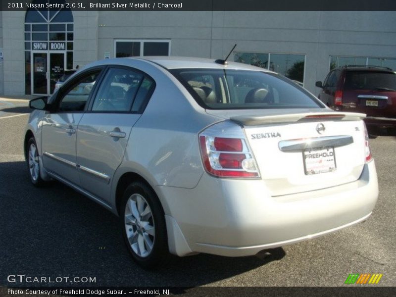 Brilliant Silver Metallic / Charcoal 2011 Nissan Sentra 2.0 SL