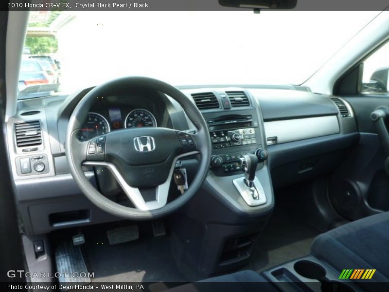 Crystal Black Pearl / Black 2010 Honda CR-V EX