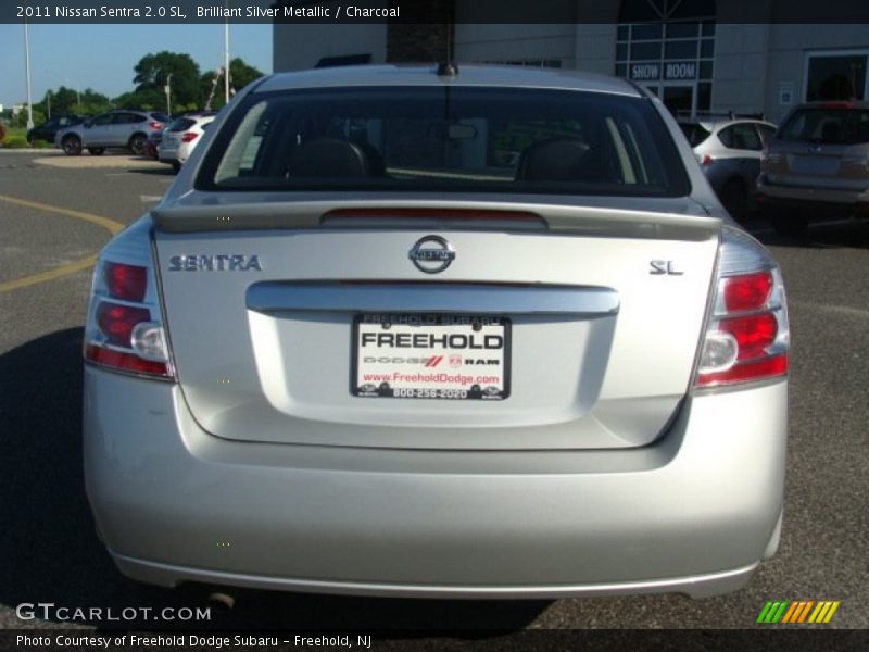 Brilliant Silver Metallic / Charcoal 2011 Nissan Sentra 2.0 SL