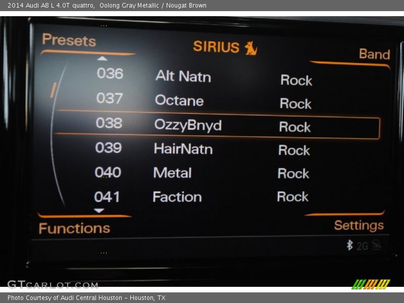 Oolong Gray Metallic / Nougat Brown 2014 Audi A8 L 4.0T quattro