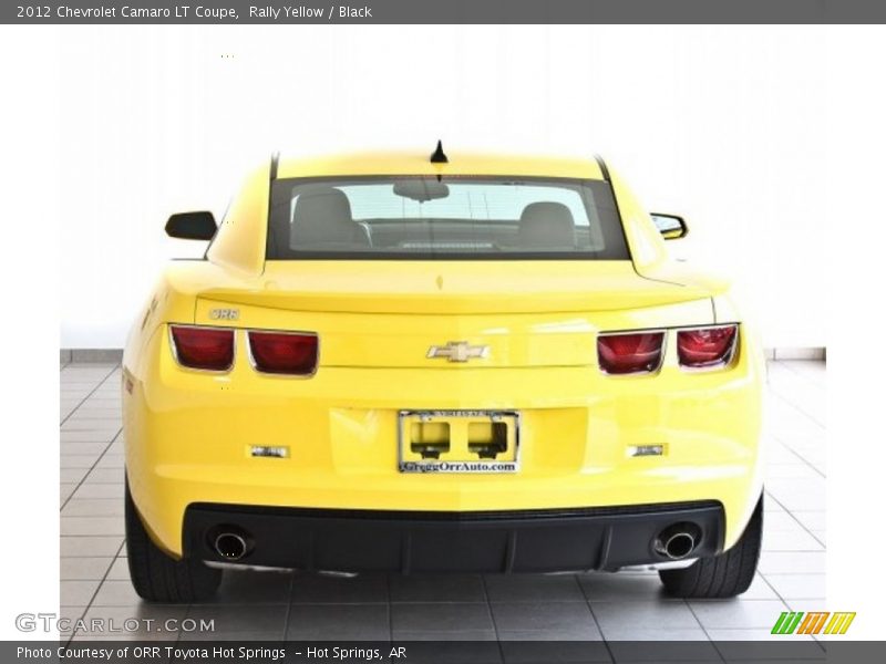 Rally Yellow / Black 2012 Chevrolet Camaro LT Coupe