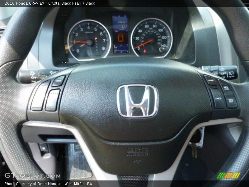 Crystal Black Pearl / Black 2010 Honda CR-V EX