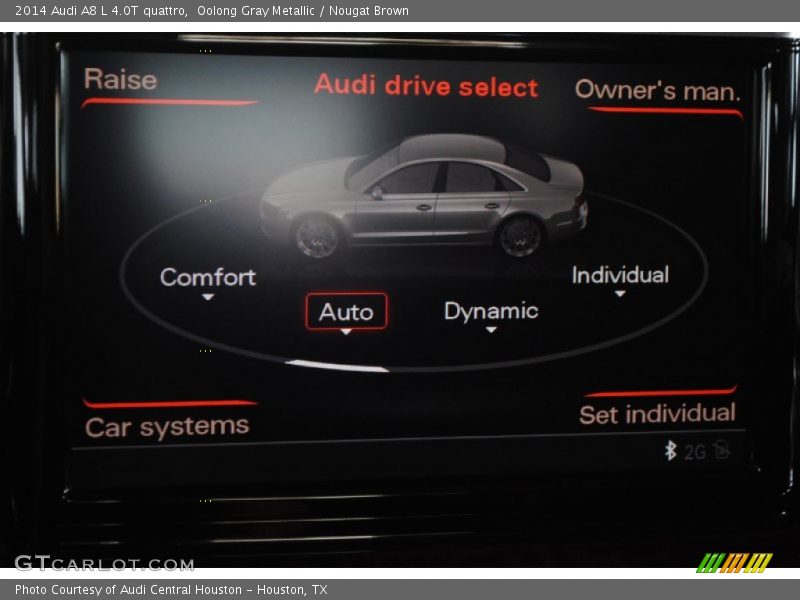 Oolong Gray Metallic / Nougat Brown 2014 Audi A8 L 4.0T quattro