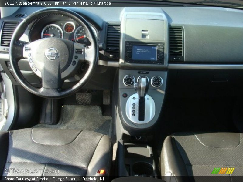 Brilliant Silver Metallic / Charcoal 2011 Nissan Sentra 2.0 SL