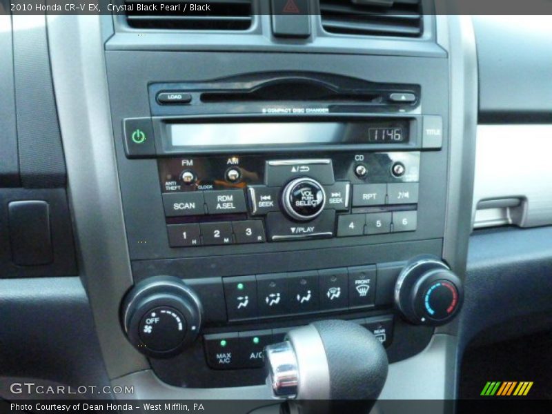 Crystal Black Pearl / Black 2010 Honda CR-V EX
