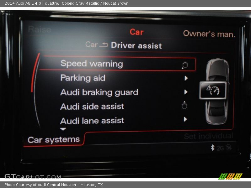 Oolong Gray Metallic / Nougat Brown 2014 Audi A8 L 4.0T quattro