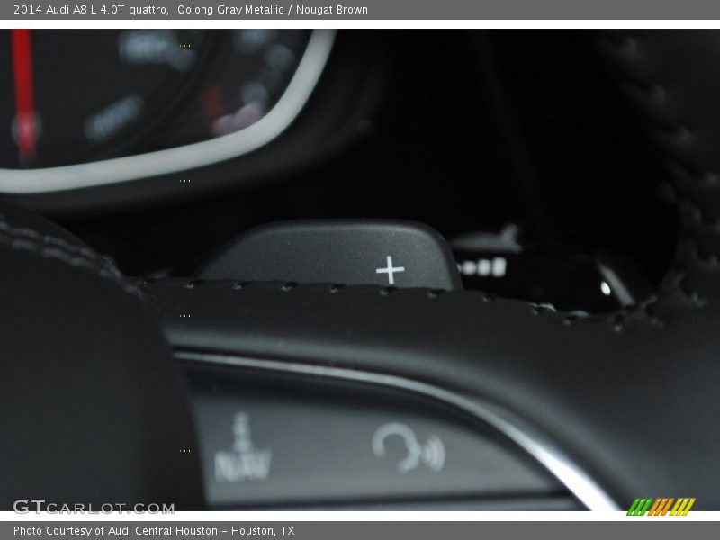 Oolong Gray Metallic / Nougat Brown 2014 Audi A8 L 4.0T quattro