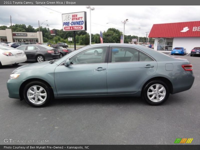 Spruce Green Mica / Bisque 2011 Toyota Camry