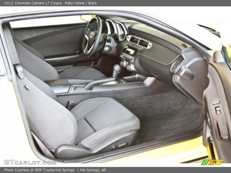 Rally Yellow / Black 2012 Chevrolet Camaro LT Coupe