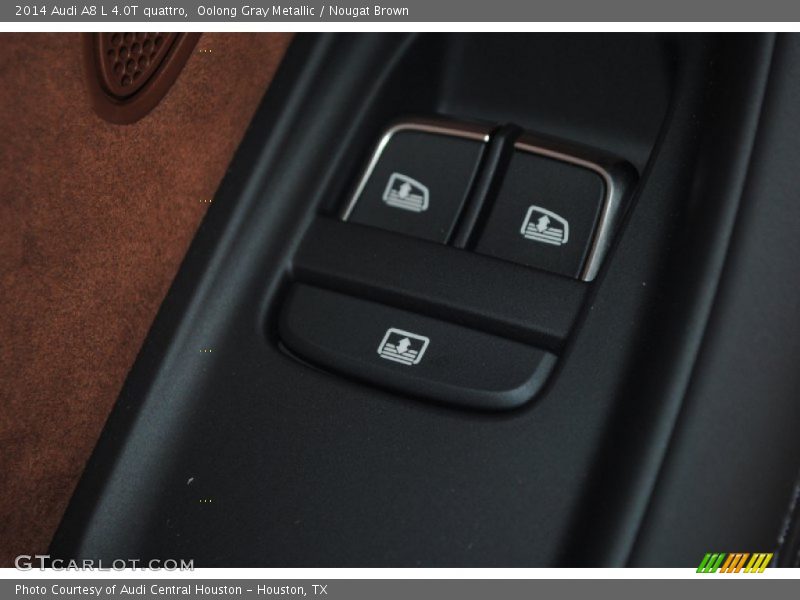 Oolong Gray Metallic / Nougat Brown 2014 Audi A8 L 4.0T quattro